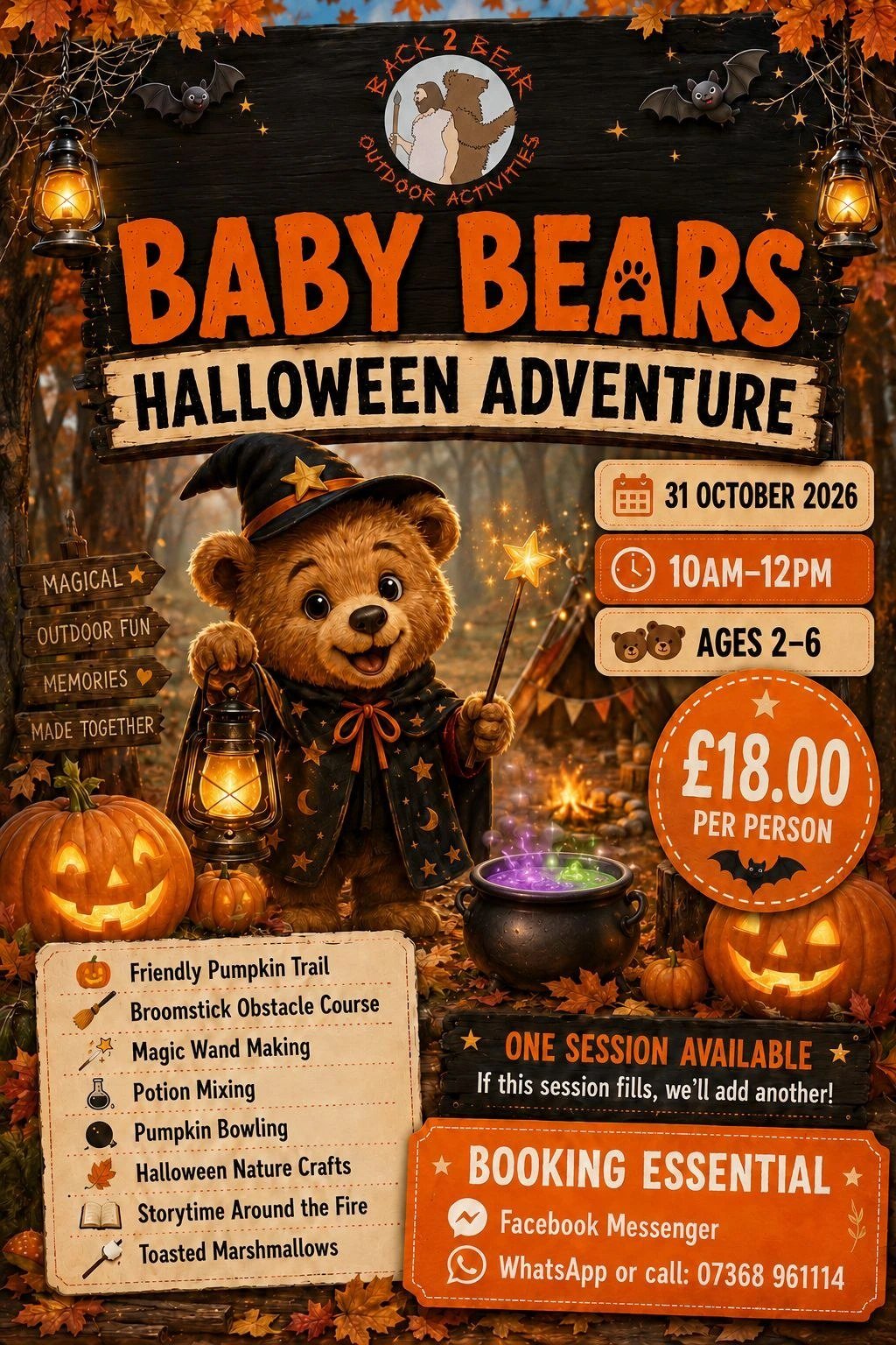 Baby Bears Halloween Adventure poster